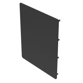 Mercedes Sprinter Security Plate - Rear - Twin Doors (2018+) - BLACK