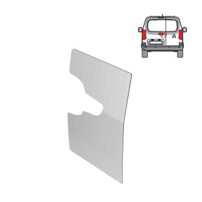 Vauxhall Combo Security Plate - Rear - Twin Doors (2018+)