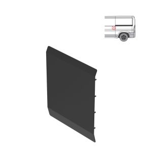 Citroen Relay Security Plate - Sliding Door - Passenger Side (2006+) - BLACK