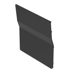 Maxus Deliver 9 Security Plate - Rear - Twin Doors (2020+) - BLACK