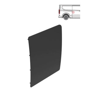 VW Transporter T7 Security Plate - Sliding Door - Drivers Side (2025+) - BLACK