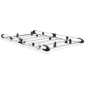 Ford Transit Connect Roof Rack For 2024+ SWB L1 Barn Doors Models (6 Roof Bars + Roller - ULTI Rack By Van Guard)