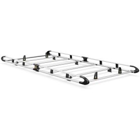VW T7 Roof Rack L1 SWB Barn Doors (6 Roof Bars + Roller - ULTI Rack By Van Guard)