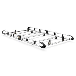 Vauxhall Vivaro Roof Rack For 2019+ SWB L1 Tailgate Models (5 Roof Bars + Roller - ULTI Rack By Van Guard)