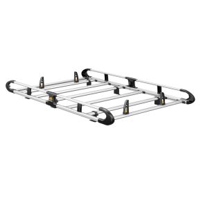 Ford Transit Connect Roof Rack For 2024+ SWB L1 Tailgate Models (6 Roof Bars + Roller - ULTI Rack By Van Guard)