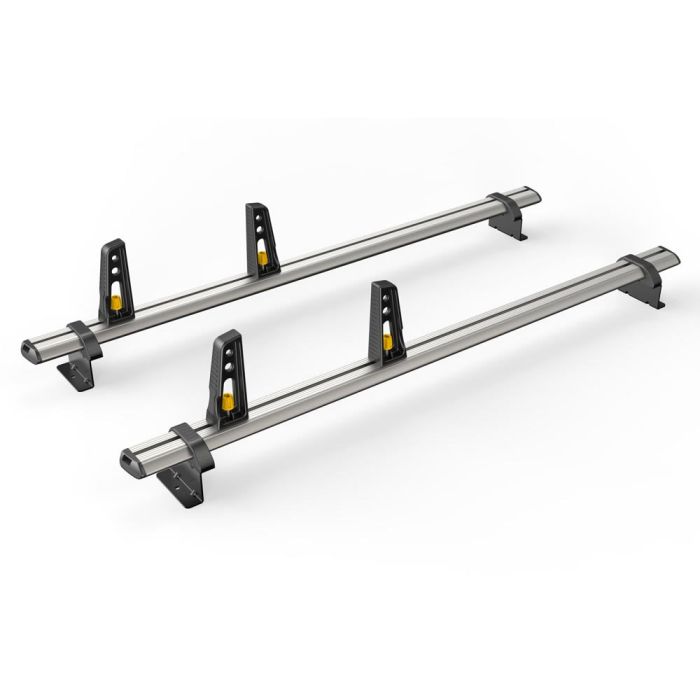 2016 on Van Guard Ulti Bar 2 Bar Roof Rack and Rear Ladder Roller Kit for Citroen Dispatch XL 